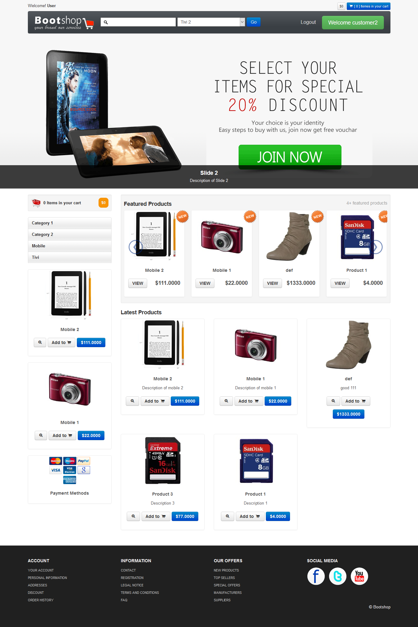 Core Shopping Cart by octopuscodes CodeCanyon